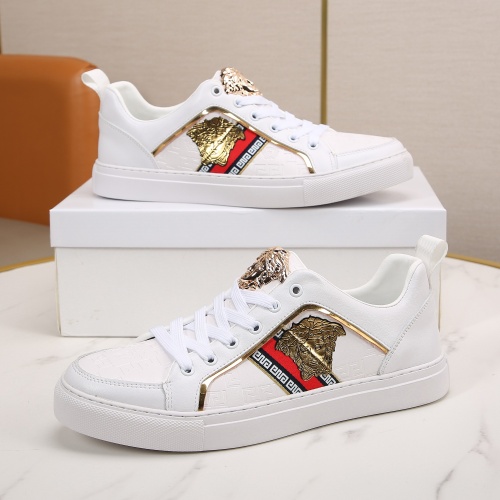 Cheap Versace Casual Shoes For Men #1080987 Replica Wholesale [$72.00 USD] [ITEM#1080987] on Replica Versace Casual Shoes