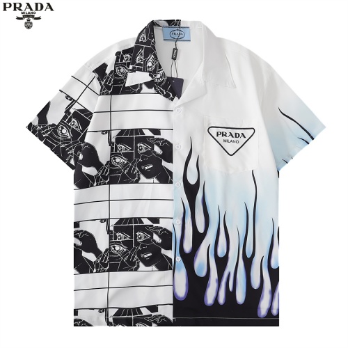 Cheap Prada Shirts Short Sleeved For Men #1081284 Replica Wholesale [$36.00 USD] [ITEM#1081284] on Replica Prada Shirts