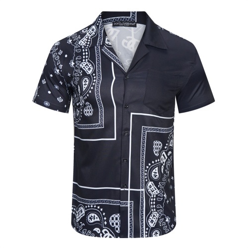 Cheap Dolce &amp; Gabbana D&amp;G Shirts Short Sleeved For Men #1081297 Replica Wholesale [$36.00 USD] [ITEM#1081297] on Replica Dolce &amp; Gabbana D&amp;G Shirts