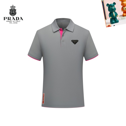 Cheap Prada T-Shirts Short Sleeved For Unisex #1081566 Replica Wholesale [$29.00 USD] [ITEM#1081566] on Replica Prada T-Shirts
