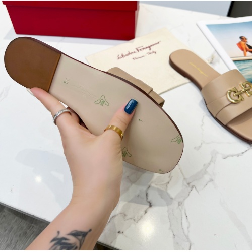 Cheap Salvatore Ferragamo Slippers For Women #1081906 Replica Wholesale [$64.00 USD] [ITEM#1081906] on Replica Salvatore Ferragamo Slippers