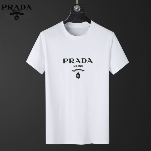 Cheap Prada T-Shirts Short Sleeved For Men #1083598 Replica Wholesale [$32.00 USD] [ITEM#1083598] on Replica Prada T-Shirts