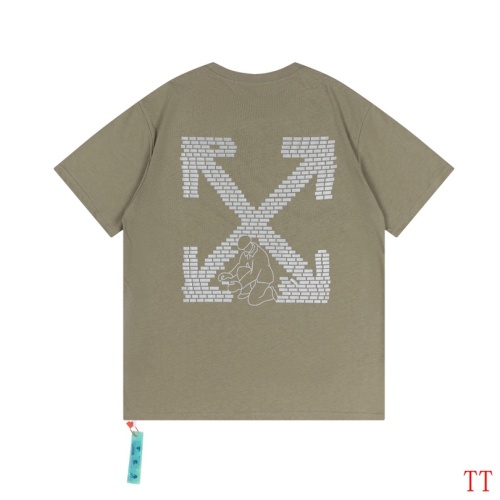 Cheap Off-White T-Shirts Short Sleeved For Unisex #1083711 Replica Wholesale [$29.00 USD] [ITEM#1083711] on Replica Off-White T-Shirts