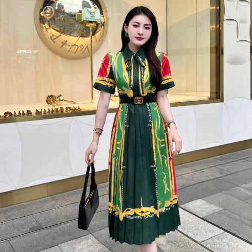 Cheap Gucci Dresses Short Sleeved For Women #1083749 Replica Wholesale [$108.00 USD] [ITEM#1083749] on Replica Gucci Dresses