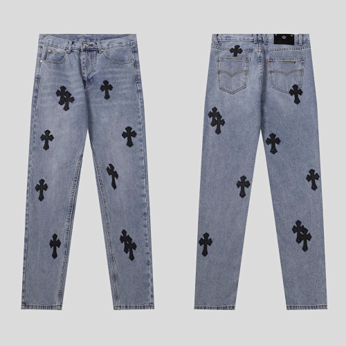 Cheap Chrome Hearts Jeans For Men #1083770 Replica Wholesale [$48.00 USD] [ITEM#1083770] on Replica Chrome Hearts Jeans