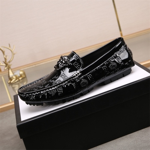 Cheap Versace Leather Shoes For Men #1084450 Replica Wholesale [$72.00 USD] [ITEM#1084450] on Replica Versace Leather Shoes