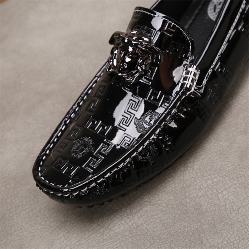 Cheap Versace Leather Shoes For Men #1084450 Replica Wholesale [$72.00 USD] [ITEM#1084450] on Replica Versace Leather Shoes