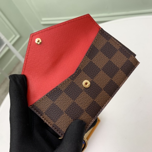 Cheap Louis Vuitton AAA Quality Card Case In Red For Women #1087843 Replica Wholesale [$64.00 USD] [ITEM#1087843] on Replica Louis Vuitton AAA+ Quality Wallets