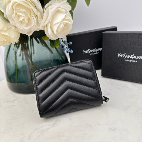Cheap Yves Saint Laurent AAA Quality Wallets For Women #1087869 Replica Wholesale [$45.00 USD] [ITEM#1087869] on Replica Yves Saint Laurent AAA Wallets