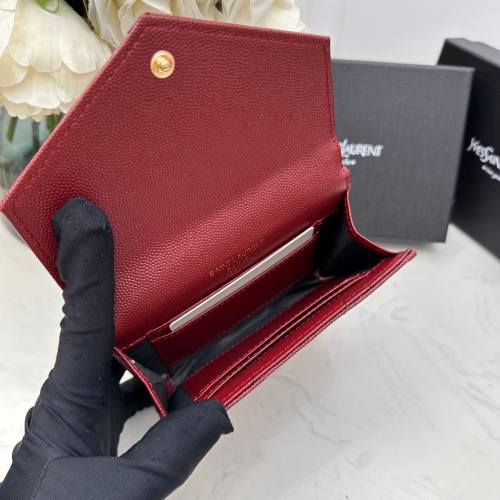 Cheap Yves Saint Laurent AAA Quality Wallets For Women #1087909 Replica Wholesale [$42.00 USD] [ITEM#1087909] on Replica Yves Saint Laurent AAA Wallets