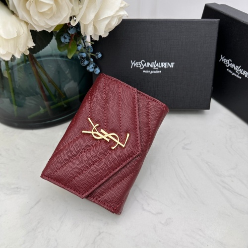 Cheap Yves Saint Laurent AAA Quality Wallets For Women #1087909 Replica Wholesale [$42.00 USD] [ITEM#1087909] on Replica Yves Saint Laurent AAA Wallets