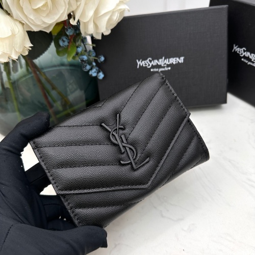 Cheap Yves Saint Laurent AAA Quality Wallets For Women #1087913 Replica Wholesale [$42.00 USD] [ITEM#1087913] on Replica Yves Saint Laurent AAA Wallets