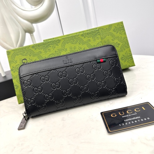 Cheap Gucci AAA Man Wallets #1088073 Replica Wholesale [$42.00 USD] [ITEM#1088073] on Replica Gucci AAA Man Wallets