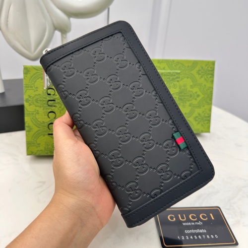 Cheap Gucci AAA Man Wallets #1088074 Replica Wholesale [$42.00 USD] [ITEM#1088074] on Replica Gucci AAA Man Wallets