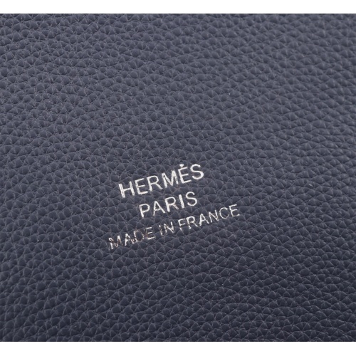 Cheap Hermes AAA Man Handbags In Navy #1088320 Replica Wholesale [$150.00 USD] [ITEM#1088320] on Replica Hermes AAA Man Handbags