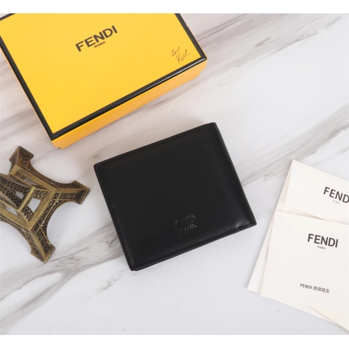 Cheap Fendi AAA Man Wallets #1088360 Replica Wholesale [$68.00 USD] [ITEM#1088360] on Replica Fendi AAA Man Wallets