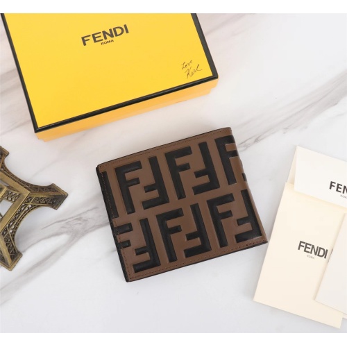 Cheap Fendi AAA Man Wallets #1088361 Replica Wholesale [$68.00 USD] [ITEM#1088361] on Replica Fendi AAA Man Wallets