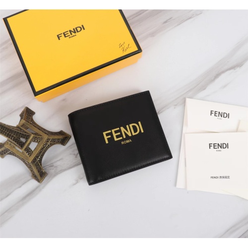 Cheap Fendi AAA Man Wallets #1088363 Replica Wholesale [$68.00 USD] [ITEM#1088363] on Replica Fendi AAA Man Wallets