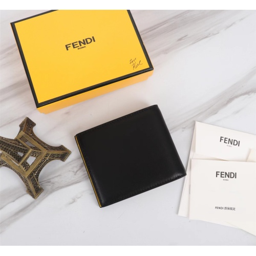 Cheap Fendi AAA Man Wallets #1088363 Replica Wholesale [$68.00 USD] [ITEM#1088363] on Replica Fendi AAA Man Wallets