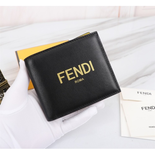 Cheap Fendi AAA Man Wallets #1088363 Replica Wholesale [$68.00 USD] [ITEM#1088363] on Replica Fendi AAA Man Wallets