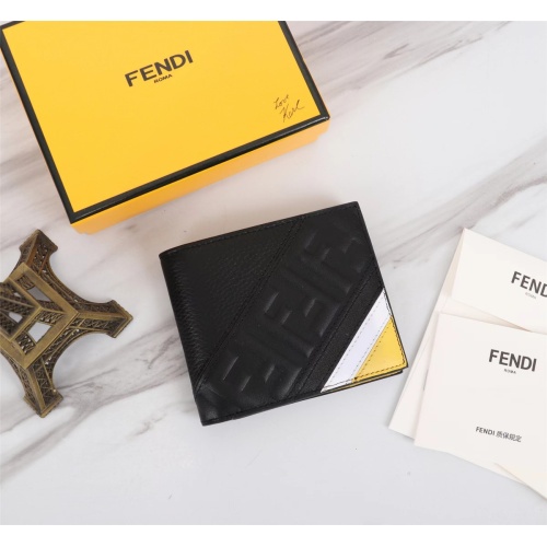 Cheap Fendi AAA Man Wallets #1088365 Replica Wholesale [$68.00 USD] [ITEM#1088365] on Replica Fendi AAA Man Wallets