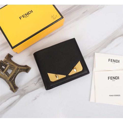 Cheap Fendi AAA Man Wallets #1088371 Replica Wholesale [$68.00 USD] [ITEM#1088371] on Replica Fendi AAA Man Wallets