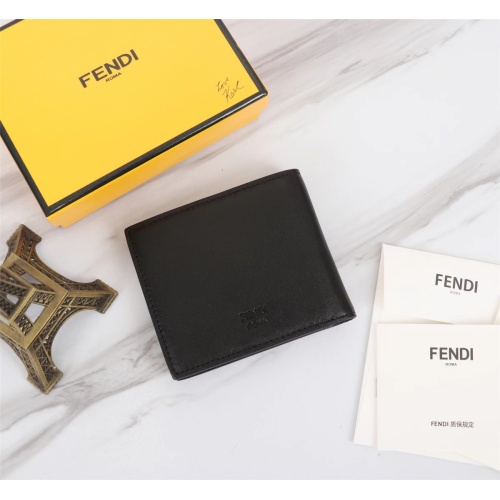 Cheap Fendi AAA Man Wallets #1088371 Replica Wholesale [$68.00 USD] [ITEM#1088371] on Replica Fendi AAA Man Wallets