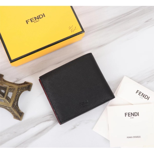 Cheap Fendi AAA Man Wallets #1088374 Replica Wholesale [$68.00 USD] [ITEM#1088374] on Replica Fendi AAA Man Wallets