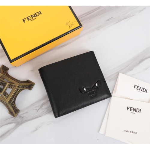 Cheap Fendi AAA Man Wallets #1088375 Replica Wholesale [$68.00 USD] [ITEM#1088375] on Replica Fendi AAA Man Wallets