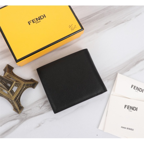 Cheap Fendi AAA Man Wallets #1088375 Replica Wholesale [$68.00 USD] [ITEM#1088375] on Replica Fendi AAA Man Wallets