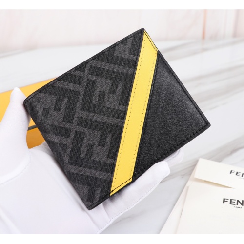 Cheap Fendi AAA Man Wallets #1088379 Replica Wholesale [$68.00 USD] [ITEM#1088379] on Replica Fendi AAA Man Wallets