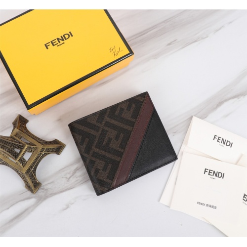 Cheap Fendi AAA Man Wallets #1088380 Replica Wholesale [$68.00 USD] [ITEM#1088380] on Replica Fendi AAA Man Wallets