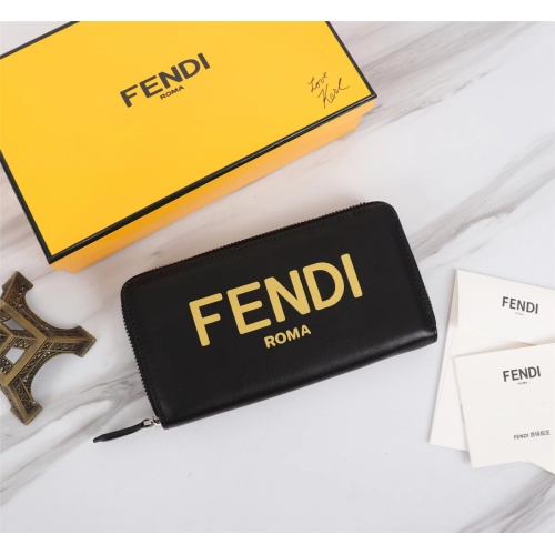 Cheap Fendi AAA Man Wallets #1088388 Replica Wholesale [$72.00 USD] [ITEM#1088388] on Replica Fendi AAA Man Wallets