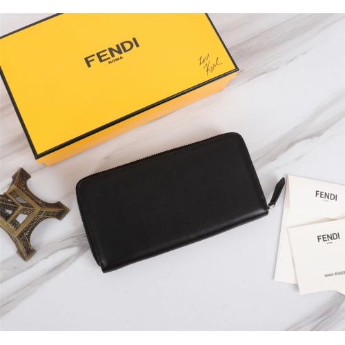 Cheap Fendi AAA Man Wallets #1088388 Replica Wholesale [$72.00 USD] [ITEM#1088388] on Replica Fendi AAA Man Wallets