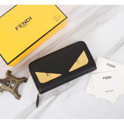 Cheap Fendi AAA Man Wallets #1088389 Replica Wholesale [$72.00 USD] [ITEM#1088389] on Replica Fendi AAA Man Wallets