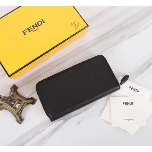 Cheap Fendi AAA Man Wallets #1088389 Replica Wholesale [$72.00 USD] [ITEM#1088389] on Replica Fendi AAA Man Wallets