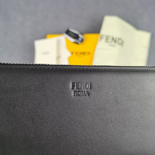 Cheap Fendi AAA Man Wallets #1088403 Replica Wholesale [$72.00 USD] [ITEM#1088403] on Replica Fendi AAA Man Wallets