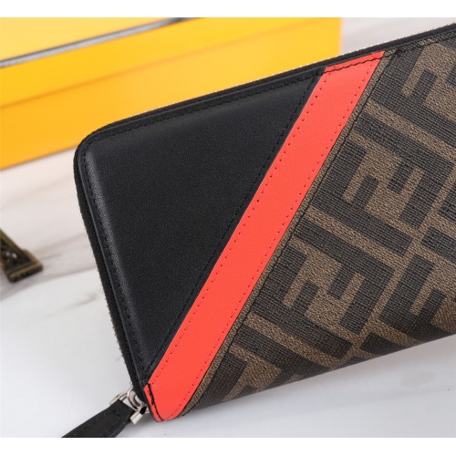 Cheap Fendi AAA Man Wallets #1088405 Replica Wholesale [$72.00 USD] [ITEM#1088405] on Replica Fendi AAA Man Wallets