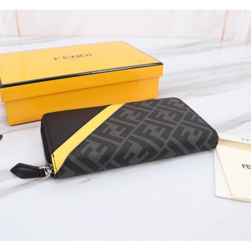 Cheap Fendi AAA Man Wallets #1088406 Replica Wholesale [$72.00 USD] [ITEM#1088406] on Replica Fendi AAA Man Wallets