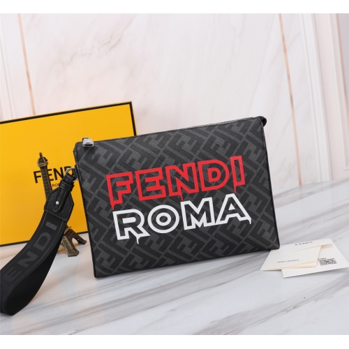 Cheap Fendi AAA Man Wallets #1088412 Replica Wholesale [$88.00 USD] [ITEM#1088412] on Replica Fendi AAA Man Wallets