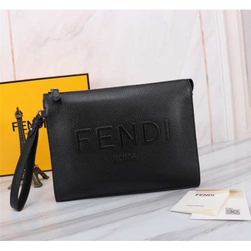 Cheap Fendi AAA Man Wallets #1088413 Replica Wholesale [$92.00 USD] [ITEM#1088413] on Replica Fendi AAA Man Wallets