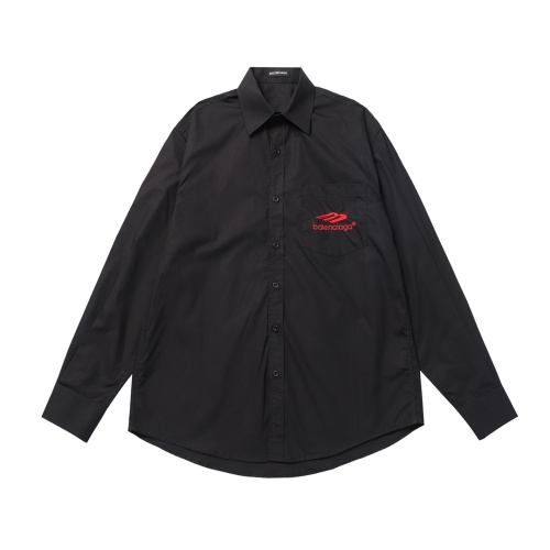 Cheap Balenciaga Shirts Long Sleeved For Unisex #1088427 Replica Wholesale [$48.00 USD] [ITEM#1088427] on Replica Balenciaga Shirts