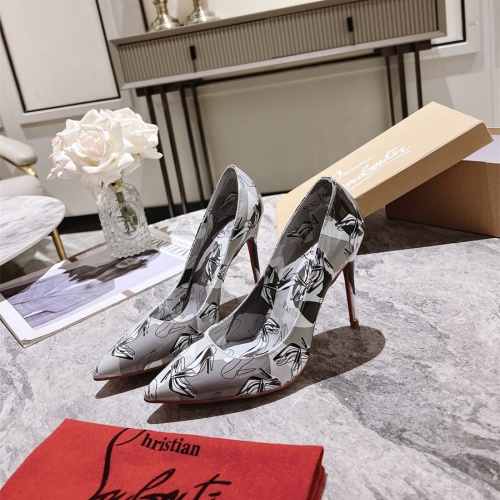 Cheap Christian Louboutin High-heeled shoes For Women #1090145 Replica Wholesale [$98.00 USD] [ITEM#1090145] on Replica Christian Louboutin High-heeled shoes