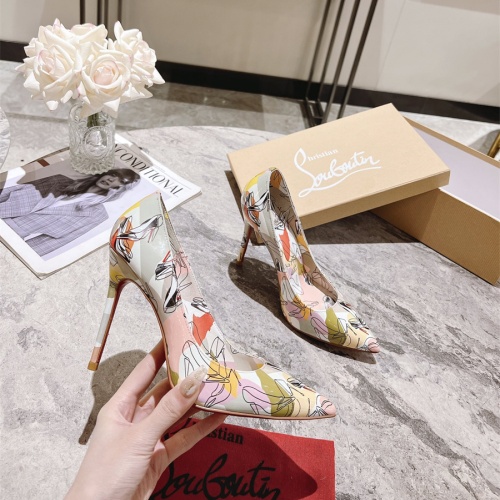 Cheap Christian Louboutin High-heeled shoes For Women #1090146 Replica Wholesale [$98.00 USD] [ITEM#1090146] on Replica Christian Louboutin High-heeled shoes