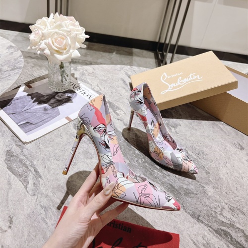 Cheap Christian Louboutin High-heeled shoes For Women #1090147 Replica Wholesale [$98.00 USD] [ITEM#1090147] on Replica Christian Louboutin High-heeled shoes