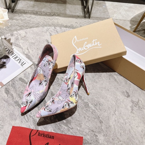 Cheap Christian Louboutin High-heeled shoes For Women #1090147 Replica Wholesale [$98.00 USD] [ITEM#1090147] on Replica Christian Louboutin High-heeled shoes
