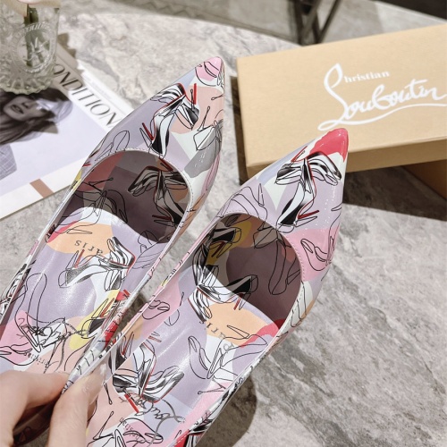 Cheap Christian Louboutin High-heeled shoes For Women #1090147 Replica Wholesale [$98.00 USD] [ITEM#1090147] on Replica Christian Louboutin High-heeled shoes