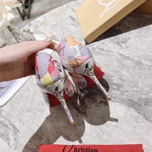 Cheap Christian Louboutin High-heeled shoes For Women #1090147 Replica Wholesale [$98.00 USD] [ITEM#1090147] on Replica Christian Louboutin High-heeled shoes