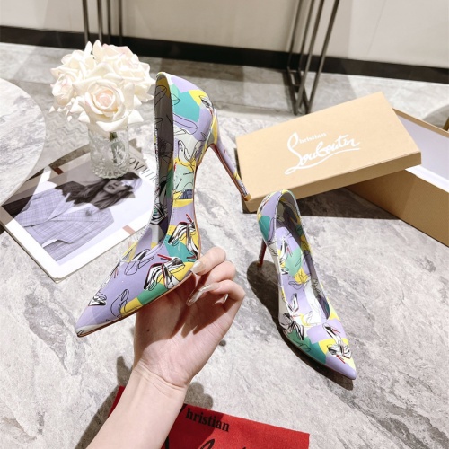 Cheap Christian Louboutin High-heeled shoes For Women #1090148 Replica Wholesale [$98.00 USD] [ITEM#1090148] on Replica Christian Louboutin High-heeled shoes