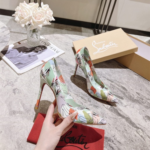 Cheap Christian Louboutin High-heeled shoes For Women #1090149 Replica Wholesale [$98.00 USD] [ITEM#1090149] on Replica Christian Louboutin High-heeled shoes
